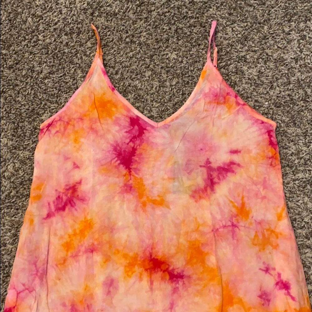 Tie Dye Beach Maxi Dress